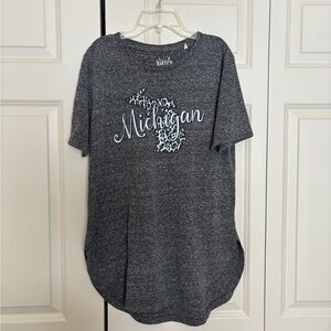 Royce Brand Charcoal Michigan Graphic Women's Tee